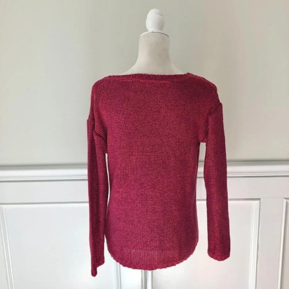 Stitch Fix RD Style Red Hi Low Sweater M - Picture 4 of 5